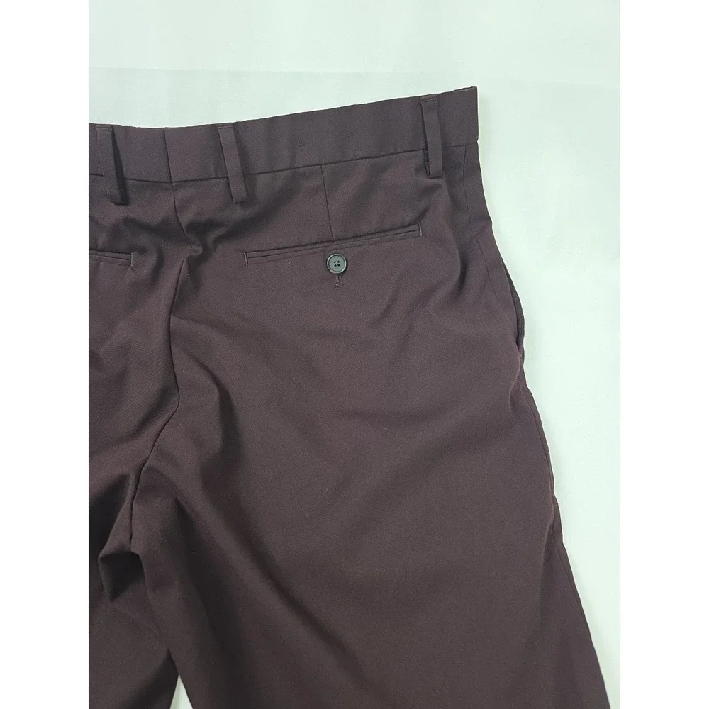 Banana Republic Pants Dress Pants Mens 31x29 Maroon Extra Slim Stretch Act:31x29